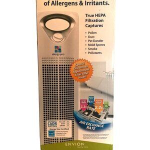 Allergy Pro Professional Air Purifier With True HEPA Filtration - Captures Polle